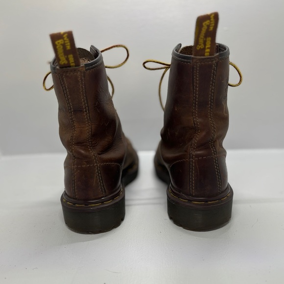 Dr. Martens 1460 8-Eye Aztec Crazy Horse Boot - Brown women’s size 5 - Picture 6 of 10